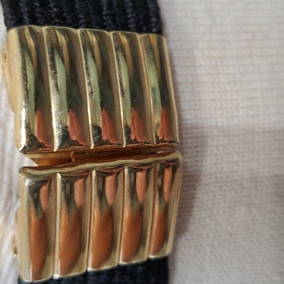 Rope belt by Talbotts. Pink, purple and black. Stretch. - Picture 3 of 8